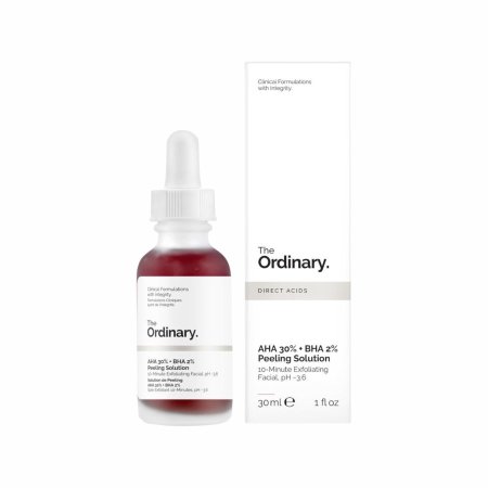 🍷 The Ordinary – AHA 30% + BHA 2% Peeling Solution  💧 ذا أورديناري – محلول التقشير AHA 30% + BHA 2%